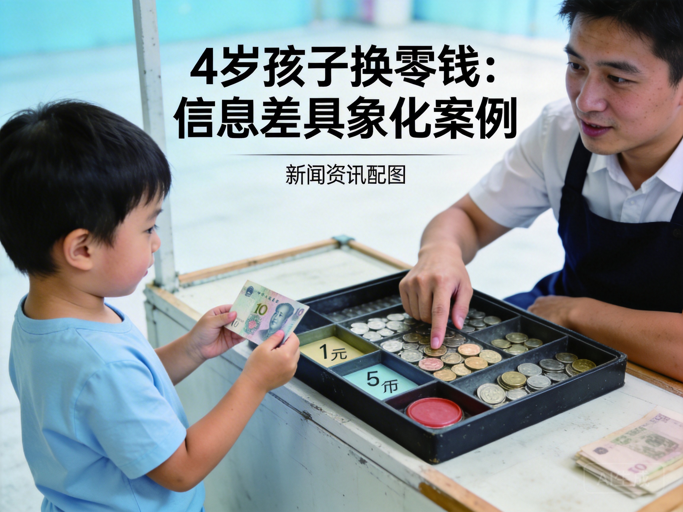 4岁孩子换零钱：信息差具象化案例
